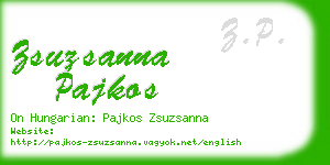 zsuzsanna pajkos business card